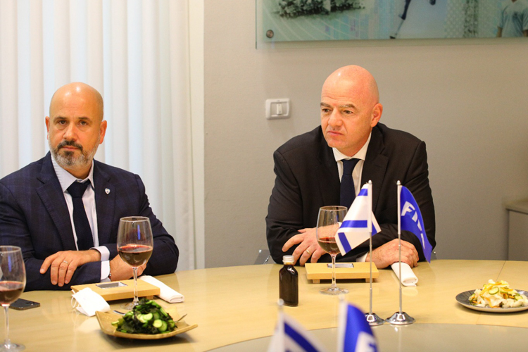 FIFA President, Gianni Infantino, visit in Israel